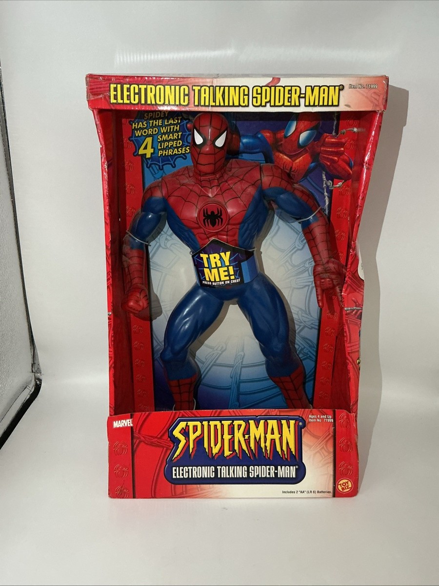 Electronic Talking Spider-Man フィギュア VTG 1994 Toy Biz Marvel Comics Electronic Talking Spider-Man 15