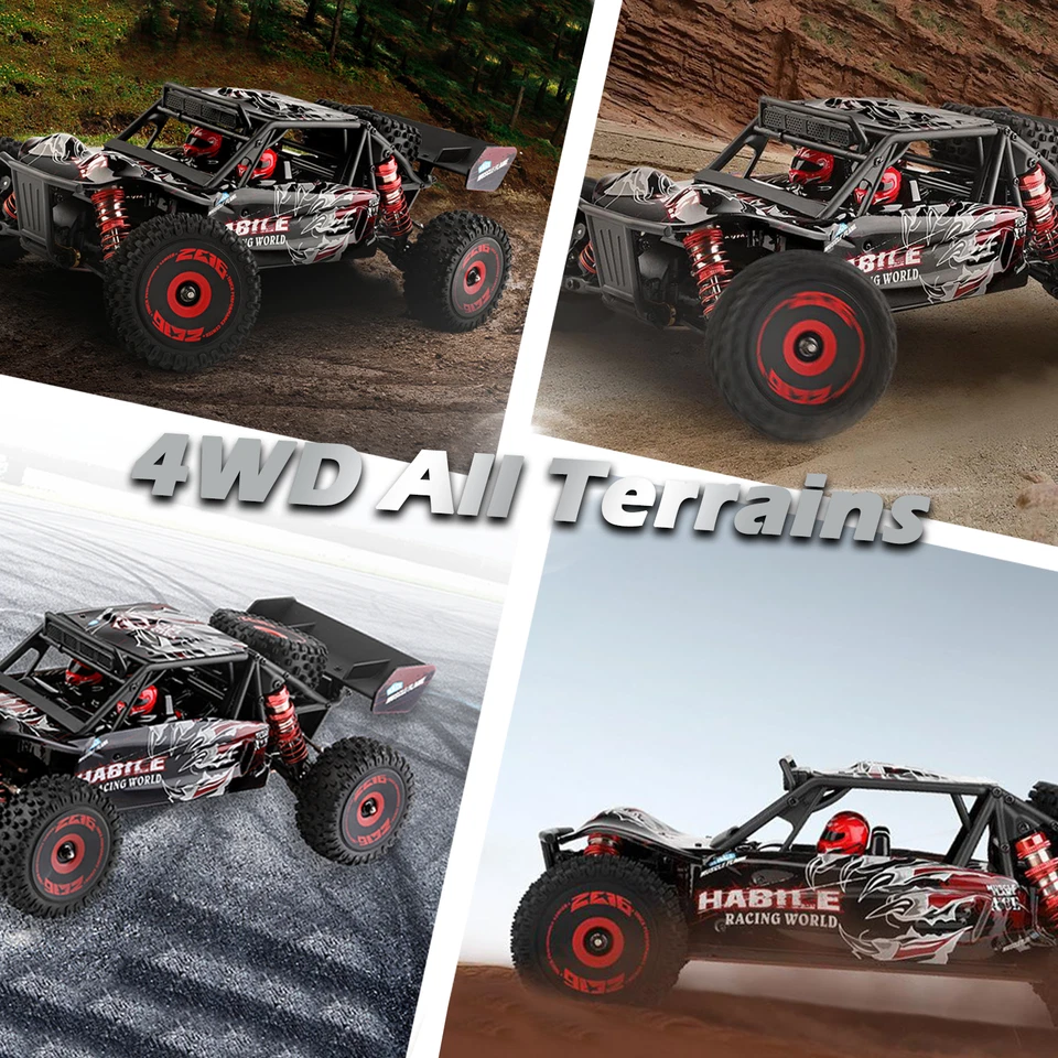 WLtoys 124016V2 Brushless RC Car, Max 75KM/H, 1:12 Off-Road Racing Buggy Car - Image 2 of 4