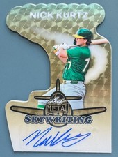 Marketplace image: 2026 Leaf Metal Baseball Skywriting #S-NK1 Nick Kurtz 1/1 Superfractor Auto