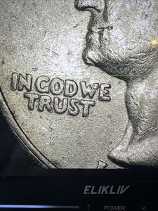 1986P Quarter - Blob/Interior Die Break Right On The W- Mintage Error