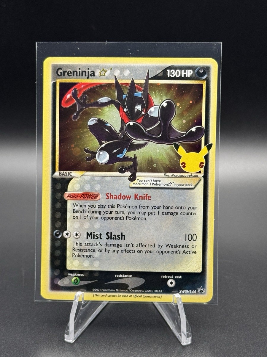 2019 Greninja Gold Star Promo SWSH144 Pokemon Celebrations | eBay