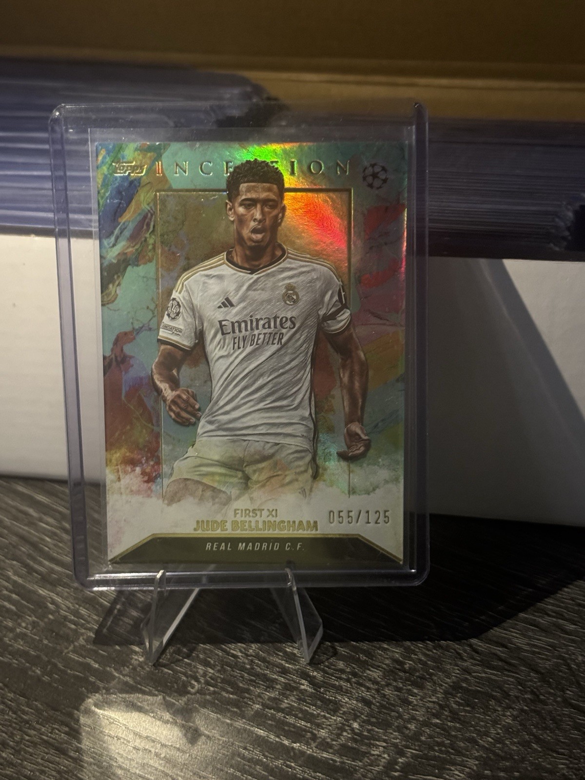 2024 Topps Inception Jude Bellingham /125 First XI Real Madrid view 1