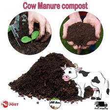 Cow Manure /  Compost, Multi use Fertiliser for Gardens & Allotments 20kg Bagged