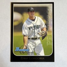 Bowman 2006 Originals Prospects Evan Longoria Rookie Black BO12 Rays 28/99