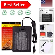 Upgraded 8W Reptile Heat Mat with Solid Adhesive for Enhanced Heating Solutions