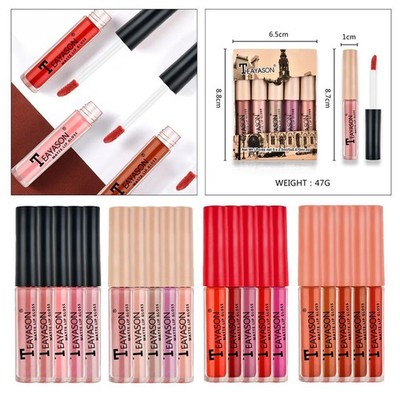 5 Stück Beauty Velvet Hydrating Mini Liquid Glaze
