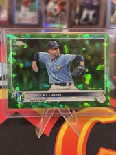 2022 Topps Chrome Update Sapphire Corey Kluber #US37 Green Refractor /75