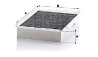 Filtro Interno MANN-FILTER CUK 2950 Per Jaguar - Immagine 2