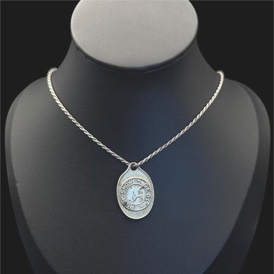 1936 Rose Polytechnic Institute Rose Show Elephant Medallion Pendant Necklace St