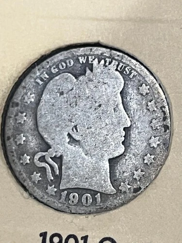 1901-O Barber Quarter