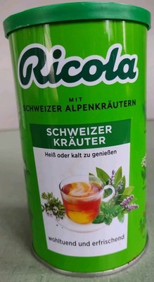 Ricola Schweizer Kräutertee Instant Herbal Tea 200g Exp 02/2028 Dented Tin