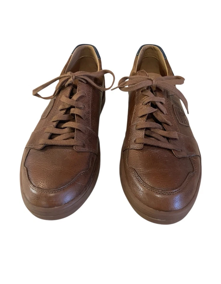 Cadarços masculinos de couro pebbled marrom e camurça Mephisto City Hiker tamanho 10 EUA/ EUR 9,5 - Imagem 3 de 4