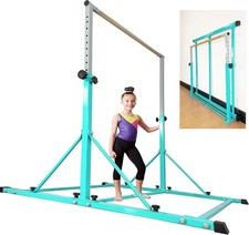 Marfula Gymnastic Bar For Kid and Teenage of 3-25, 5Ft/8 FT Base Length 4Ft W...