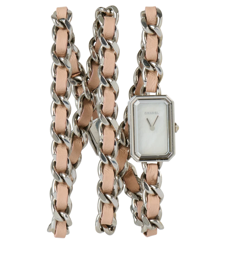 Chanel Premiere Iconic Chain Watch Pink Women