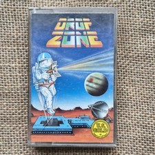 Dropzone Atari 8-bit 400 800 XL XE Cassette Tape Game U.S. Gold 1984 sehr guter Zustand Retro