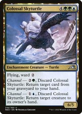 MTG - Colossal Skyturtle - Kamigawa: Neon Dynasty - X1 - (NM) - #W5432