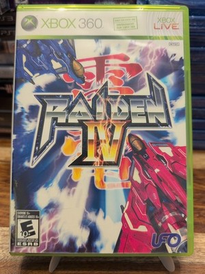 Raiden 4 Microsoft XBOX 360 CIB Complete w/ Manual & Soundtrack CD 2009