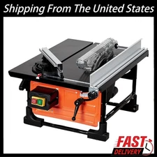 8 inch Compact Table Saw 6.7Amp 3576RPM DIY Projects Woodworking Shop Portable