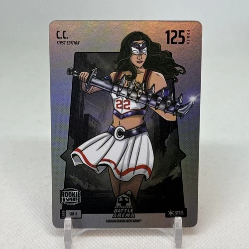 Bo Jackson Battle Arena C.C. Silver Steel Battlefoil Caitlin Clark SBF-9