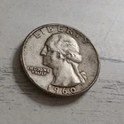 1960-D XF Washington Quarter 90% Silver ~ Free Shipping! #2