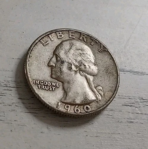 1960-D XF Washington Quarter 90% Silver ~ Free Shipping! #2