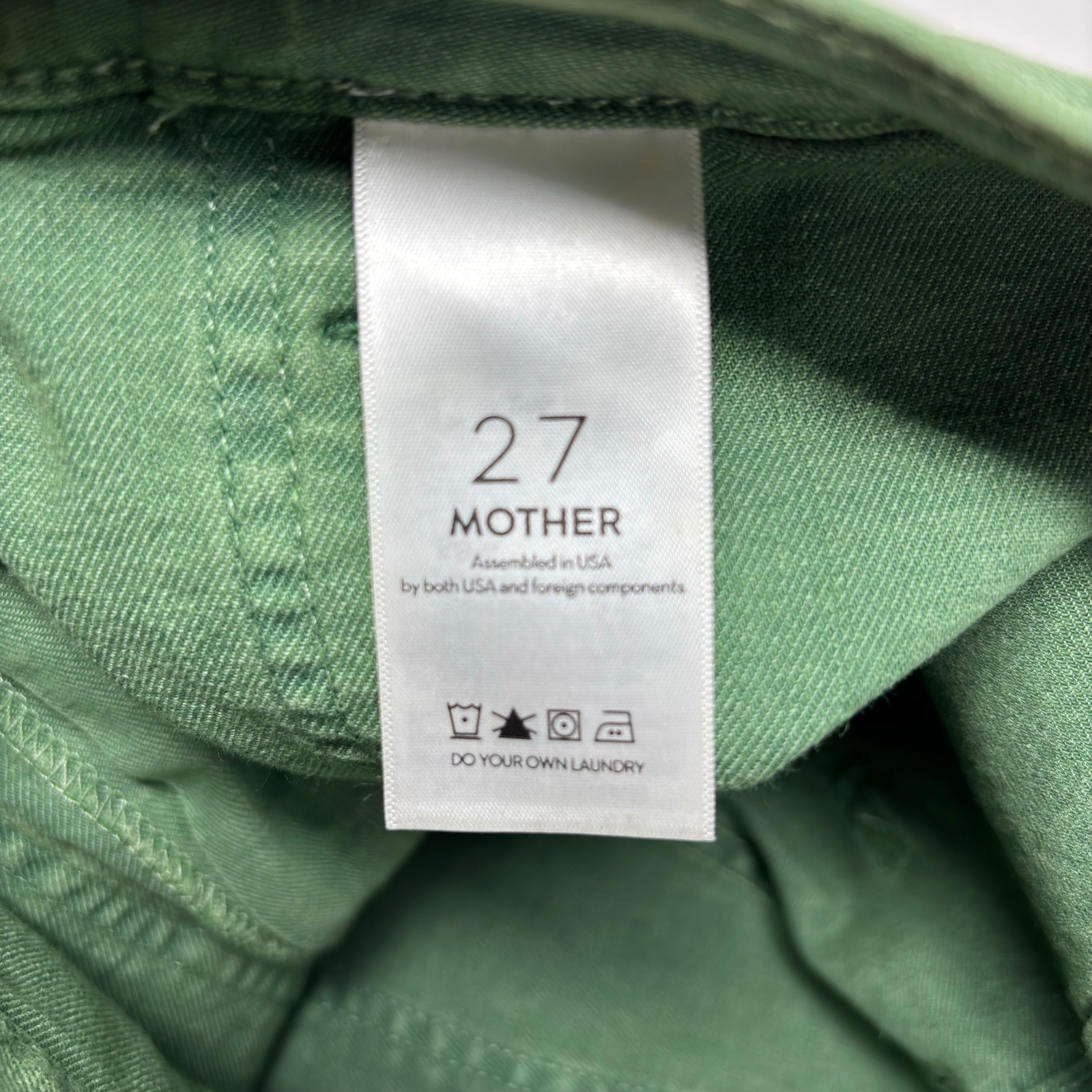 MOTHER The Wrapper Patch Springy Ankle Pants Wome… - image 8