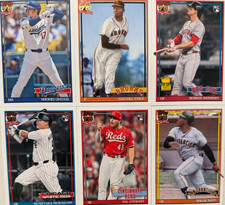 Juego completo de 50 insertos de béisbol Topps Serie 2 Topps 1991 TOPPS