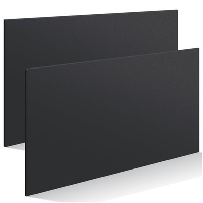 Durable HDPE Plastic Sheet - 1/2'' x 12'' x 24'' for CNC & DIY Projects (2 Pcs)