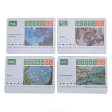 Piano Calendar USB Rechargeable Playable Piano 52 Weekly Calendar Cards With '''