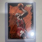 Fleer 1996-97 Hardwood Leader #123 Michael Jordan Chicago Bulls NBA Card ERROR