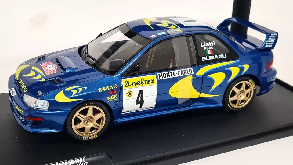Solido 1/18 - Subaru Impreza WRC 22B Monte Carlo Rally 1997 coche modelo Liatti Foto 4 de 4