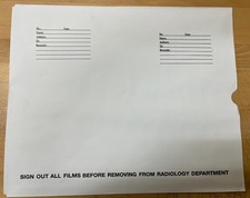 Xray File Folder Negative Preserver 14 x 17 BOX OF 100 NEW 