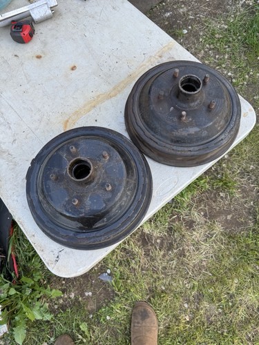 1940 1941 VINTAGE FORD FRONT BRAKE DRUMS HUBS COUPE SEDAN MERCURY HOT ROD JUICE