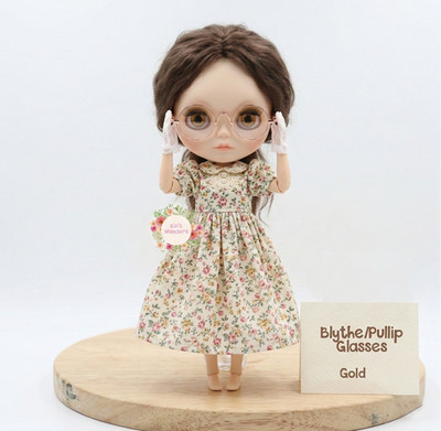Blythe Brille Pullip schwarz süße Puppenbrille anpassen Blythe Repaint Zubehör
