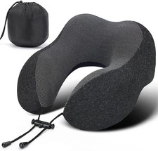 Memory Foam U-Shaped Travel Pillow Neck Support Head Rest Car Plane Soft Cushion