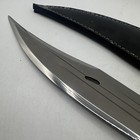 Vintage Condor Jungle Bowie Blue High Carbon Steel Fixed Blade Knife W Sheath — photo 3