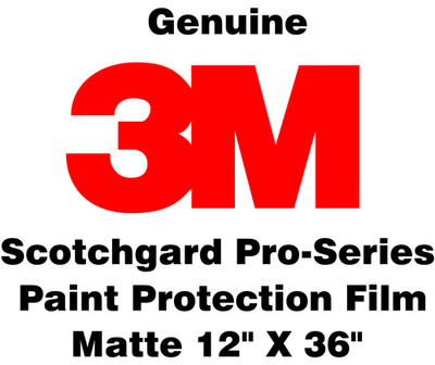 3M Scotchgard Pro Series Matte Paint Protection Film Bulk Roll 12'' x 36''