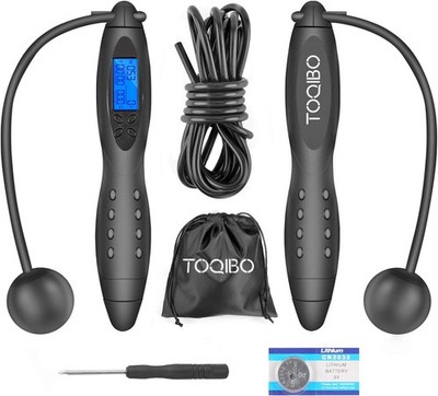 Speed Rope Springseil verstellbar mit Kalorienzähler für Fitness