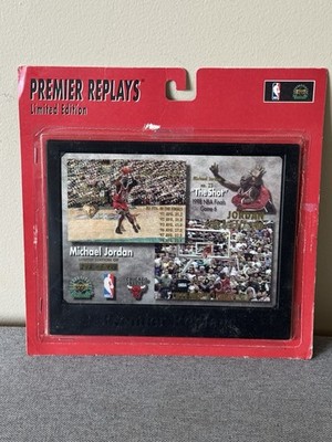 1998 Upper Deck Michael Jordan Premier Replays 3D 5x7 DIAMOND EDITION  /998