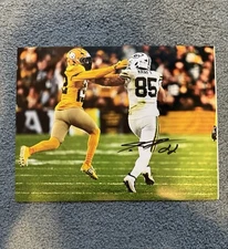 Juan Thornhill Autographed Photo Pittsburgh Steelers 8.5x11