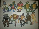 Vintage TMNT Lot Of 10 Action Figures Teenage Mutant Ninja Turtles