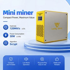 LG07Pro Scrypt Miner 120MH/s 30W WiFi Silent Home Miner for LTC DOGE Coin