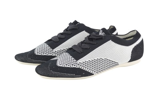 EMPORIO ARMANI Women Sneakers EU37 Low Top Lace Up Knitted Trainers RRP€270 - Picture 4 of 11