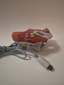 Sega Dreamcast Clear Red Controller HKT-7700 & VMU HKT-7000 With New Batteries 
