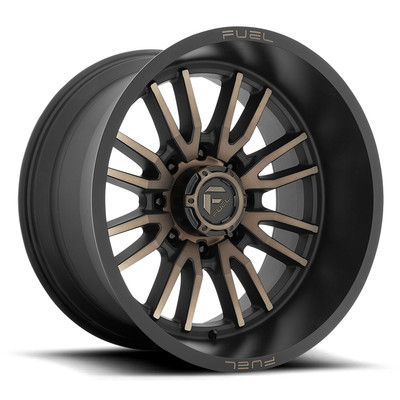 Fuel 1PC D762 Clash 20x9 8x170 Matte Black Double Dark Tint Wheel 20'' 1mm Rim