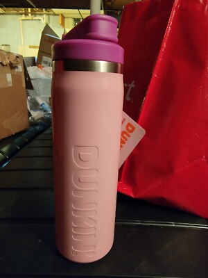 Dunkin Donuts 24oz Travel Cup Mug Tumbler Bottle Stainless