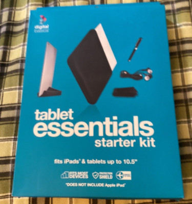 NIB Digital Basics Tablet Essentials Starter Kit Fits iPads & Tablets Upto 10.5''