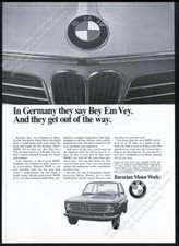 1969 Bmw 2002 Car Photo Bey Em Vey Vintage Print Ad 1969 Bmw 2002 Car Photo Bey Em Vey Vintage Print Ad