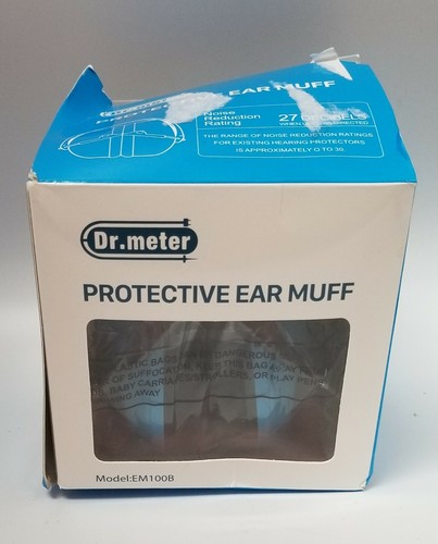Dr. Meter Protective Ear Muff EM100B blue black adjustable - Picture 7 of 12