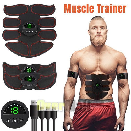 Estimulador Muscular EMS Cinturon Abdominal con Pantalla LCD Entrenador de ABS - Imagen 6 de 74